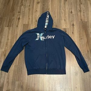 Hurley Zip Up Hoodie - XXL